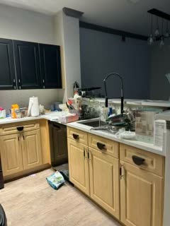 Kitchen reset before restore