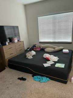 Bedroom refresh before restore