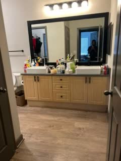 Bathroom refresh before restore